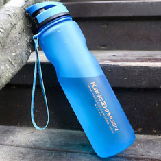 KANGZHIYUAN 1000ml Large Sports Bottle Gym Fitness PC Water Bottle BPA Free Travel Drinking Cup 