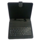 USB Keyboard Bracket lederen tas met staander voor 10 inch tablet