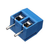 Excellway® DR66 50st 2-pins printplaat connectorblok schroefaansluitingen