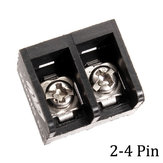 Connecteurs de bornes à vis de barrière de 10pcs 2-4 Pin 8,25 mm noirs