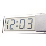 Suction Cup Car Dashboard Windscreedn Digital Lcd Display Mini Clock