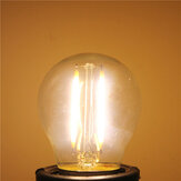 Lampadine a filamento COB LED non dimmerabili bianche / bianche calde G45 E27 2W retrò Edison 220V
