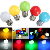 Bombilla LED GLOBE E27 2W esmerilada de colores blanco / rojo / verde / azul / amarillo AC110-240V