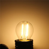 مصباح COB LED ذو التردد المتناوب E27 G45 2 واط لون أبيض دافئ/أبيض مع جهاز إضاءة إديسون قابل للتعتيم AC220V/110V