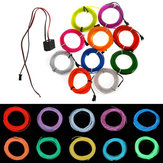 3M Flexibele Neon EL-draad 10 kleuren 12V Licht Dance Party Decor Licht