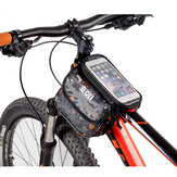 Tubo de tela de toque para bicicleta Bolsa Tela de toque de bicicleta para bicicleta Telefone celular Bolsa Pannier Bolsa