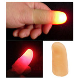Taschenlampen-Fingerkappe Easyfashion Leuchtende Daumen Magische Requisiten