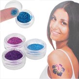 Shimmer Glitter Tattoos Body Art Tattoo Aufkleber Powder