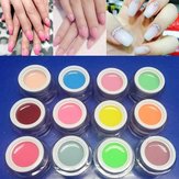 12 Colors Nail Art Jelly Extend UV Gel Varnish Extension Builder Manicure Glue