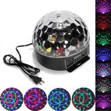 6 colore disco dj illuminazione della fase digitale LED luce sfera di cristallo rgb