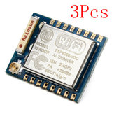 3Pcs ESP8266 ESP-07 Módulo inalámbrico de transceptor de puerto serial remoto WIFI