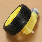 4 шт. резиновое колесо + набор DC-мотор TT для смарт-робота автомобиля