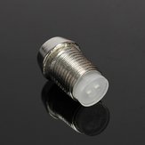 5db 5mm-es előlap LED-es lámpatartó Króm fém gumi alap masszív szerkezet