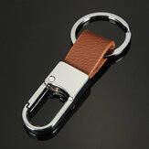 Porte-clés en cuir avec lanière de couleur aléatoire
