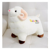 Carino piccolo agnello di peluche bianco, giocattolo regalo per bambini