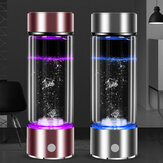Portable Ionizer Water Bottle Hydrogen Rich Ionizer Maker Electrolysis Glass Cup