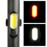 XANES® TL41 COB USB Recarregável 5 Modos Impermeável Luz Traseira de Bicicleta Luz de Advertência Ultraleve Noturna