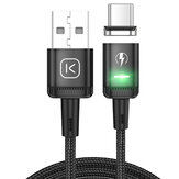 KUULAA 3A USB-A to Type-C Cable QC3.0 QC2.0 Fast Charging Data Transmission Tinned Copper Core Line 1M/2M Long for Huawei Mate50 for Samsung Galaxy S23 for Redmi K60 for Oppo Reno9 for Xiaomi 13pro