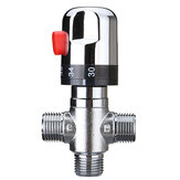 Válvula de mistura termostática de água fria quente de 22 mm 3 vias ajuste válvula de controle de temperatura