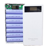 Bakeey QC 3.0 Typ C 7x18650 Batterie Dual USB DIY Power Bank Tasche Satz Box für Smartphone