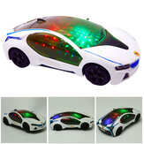 Newly Super Car Flashing LED Light Music Sound Electric Toys Cars Educational Kids Gift