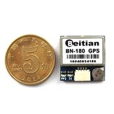 Beitian أصغر مصغرة مزدوجة GLONASS + GPS BN-180 مايكرو مزدوجة GPS هوائي وحدة UART TTL ل CC3D F3 RC طائرة