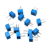 39pcs 100R-1M Cada 1 pacote potenciômetro 3362P resistor ajustável 3362