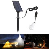 Tragbare Solarpanel-LED-Glühbirne, wasserdicht, mit Lichtsensor, für Camping, Zelt, Angeln und Notfälle