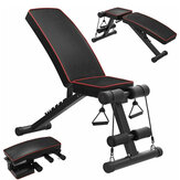 مقاعد العجلات القابلة للطي قابلة للتعديل لتدريب عضلات البطن أجهزة اللياقة البدنية في المنزل