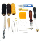 Набор из 12 предметов ручной работы из кожи Инструмент шитья из кожи Инструмент 