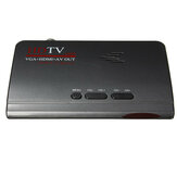 صندوق تلفزيون DVB-T/T2 عالي الدقة 1080 بكسل لاستقبال الأشارة الرقمية مع تحكم عن بعد VGA AV CVBS
