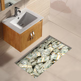 Adesivo per pavimento impermeabile con motivo europeo PAG 3D per bagno, antiscivolo, lavabile, decorazione per la stanza doccia