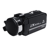 Caméscope numérique LCD 3 pouces avec écran tactile, zoom 16X, vision nocturne IR, WiFi, UHD 2.7K 1080P et 30MP avec télécommande