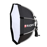 Triopo 55cm 65cm 90cm Draagbare Octagon Paraplu Softbox Outdoor Soft Box voor Canon Godox Flitser
