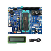 HC6800-MS 51 Mikrovezérlő Kis rendszertábla Tanulási modul STC89C52 Fejlesztői lap
