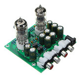 Scheda amplificatore preamplificatore a tubo preassemblato AC 12V 1A 6J1 PreAmplificatore Modulo amplificatore per cuffie Buffer stereo Bassi HIFI X10-D