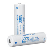 2Pcs Astrolux® C1830 Batterie au lithium rechargeable de 3000mAh 3C 3,7V 18650 Cellule d'alimentation au lithium à haute performance de 9,6A pour lampes de poche, jouets RC et télécommandes