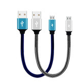 Bakeey 3A Micro USB Braided Fast Charging Data Cable 28cm For Note 5 S7 Edge S6