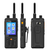 UNIWA P5 Zello ПОС Walkie Talkie ПОС + DMR Digital Радио 4G IP68 Водонепроницаемы 5300 мАч 2,8 дюймов 1 ГБ + 8 ГБ с NFC Android 9,0 Двойная камера Две SIM-карты Двойной режим