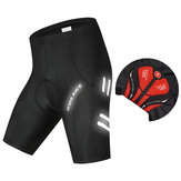 Pantalones cortos de ciclismo transpirables para hombres de WOSAWE con acolchado de gel antideslizante de 5D para bicicleta de montaña