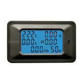 P06S-20A AC 110-250V elektromos fogyasztásmérő háztartási többfunkciós mérő digitális kijelző feszültség- és árammérő teljesítmény-monitor