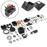 Toyan FS S100AC RC-motor DIY-kit Vier-takt methanolmotor voor 1:10 1:12 1:14 RC-auto boot vliegtuig RC-voertuigen