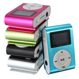 Mini USB Clip MP3 Reprodutor de Mídia Música Tela LCD Suporta Micro Cartão TF SD 32GB