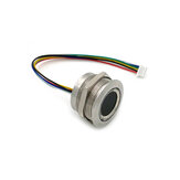 Kapazitiver Fingerabdrucksensor-Scanner-Modul R503, kreisförmiger runder Zwei-Farben-Ring-Indikator-LED-Steuerung DC3.3V MX1.0-6pin