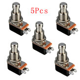 5Pcs Electric Guitar Effect Momentary Push Button Stomp Foot Pedal Switch