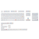 Набор ключей из 129 частей для механических клавиатур с профилем PBT, печатными символами и специальными символами