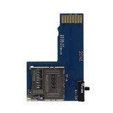 Raspberry Pi için Çift Micro SD Kart Adaptörü