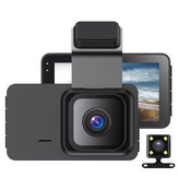 3-Zoll-Front- und Rück-Dual-Lens-Fahrzeugkamera mit 1080P HD, integriertem WLAN und 120° Sichtwinkel