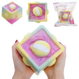 Magischer Vulkan-Eiscreme-Kuchen Squishy 11.5 * 9CM langsam steigend mit Verpackensammlungs-Geschenk Soft Toy