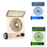 Acampamento Solar AC Recarregável Camping USB Ventilador Cool Fan Light Barraca LED Lanterna Cooler